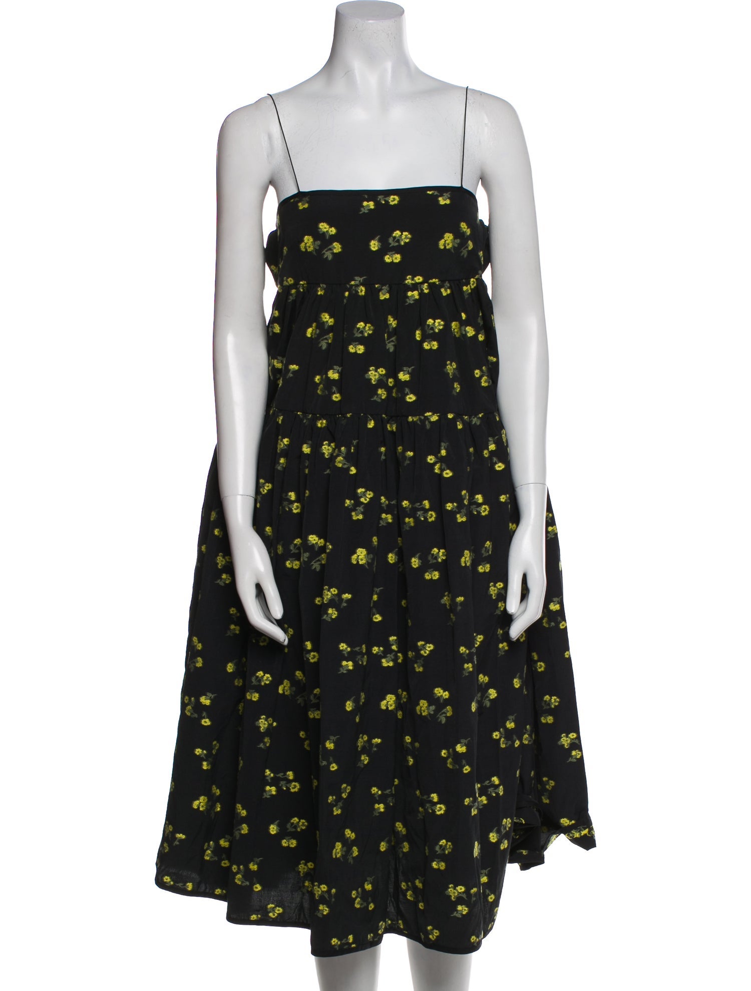 Cecilie Bahnsen Floral Print Long Dress