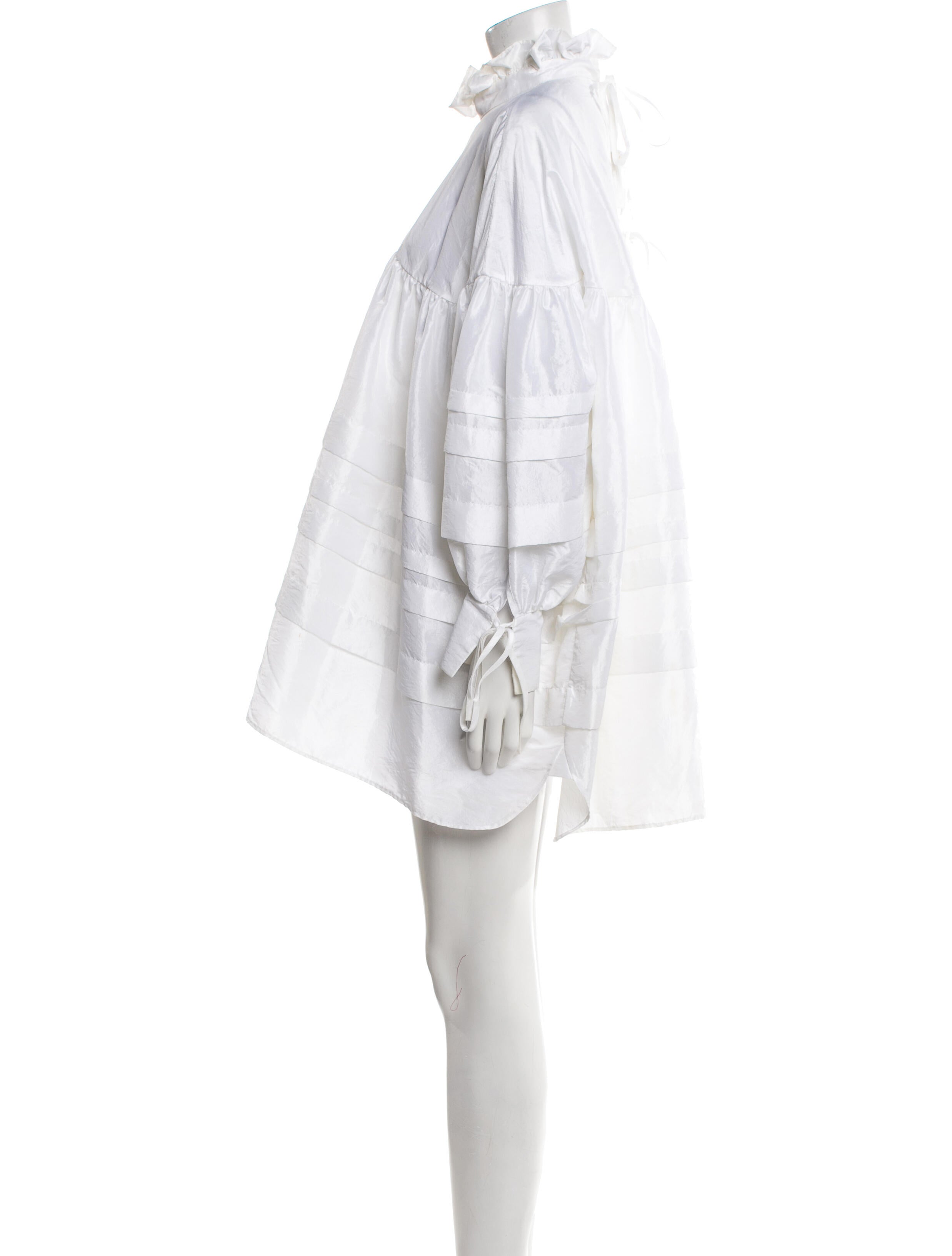 Cecilie Bahnsen Mock Neck Mini Dress