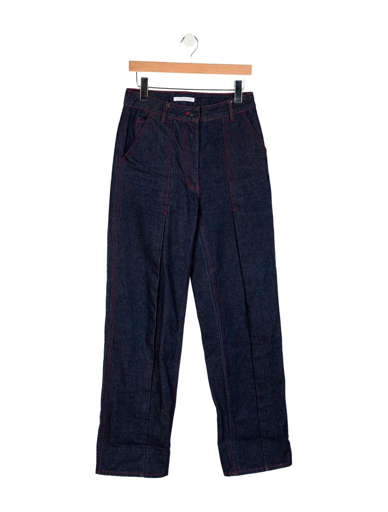 Cecilie Bahnsen High-Rise Wide Leg Jeans