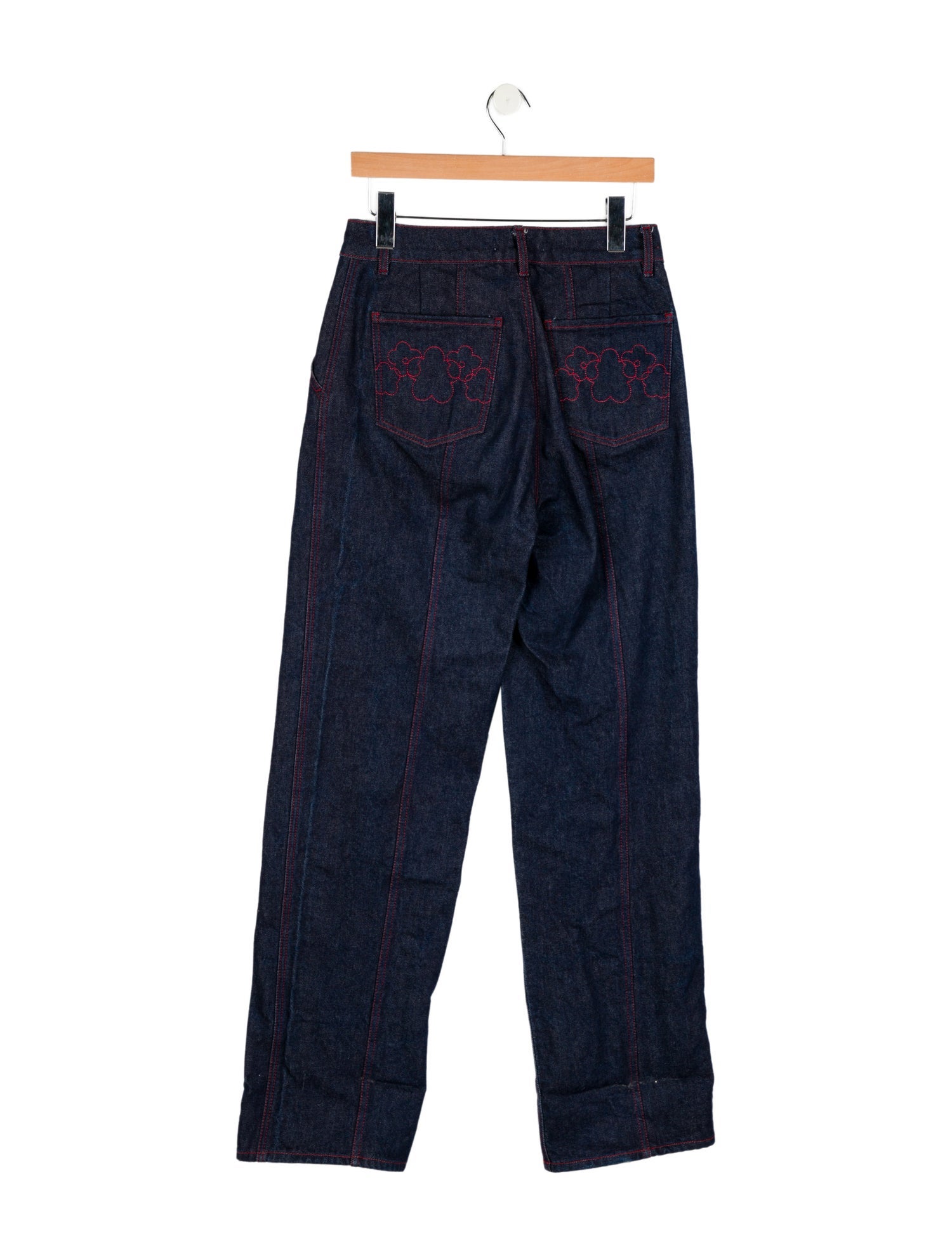 Cecilie Bahnsen High-Rise Wide Leg Jeans