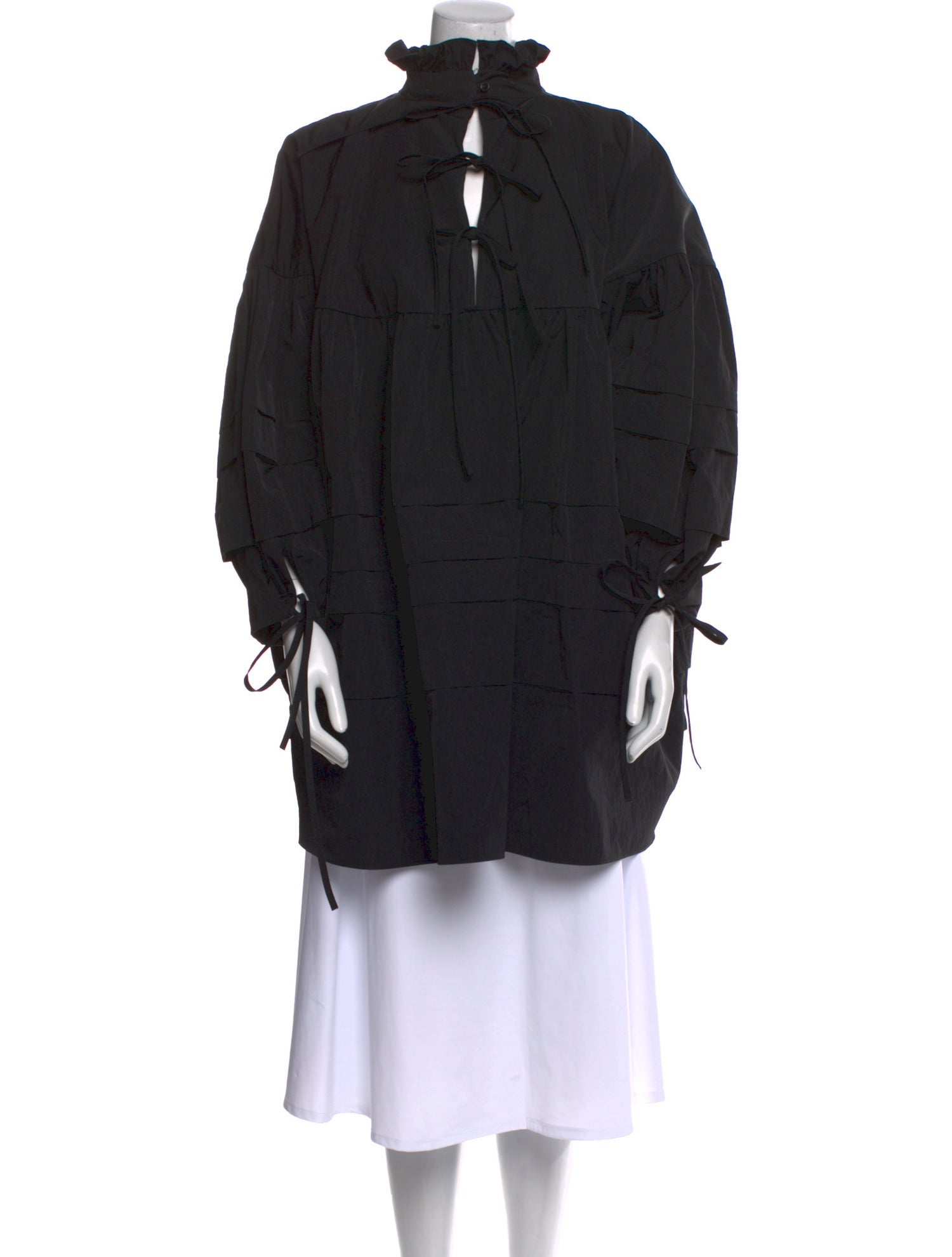 Cecilie Bahnsen Mock Neck Long Sleeve Tunic