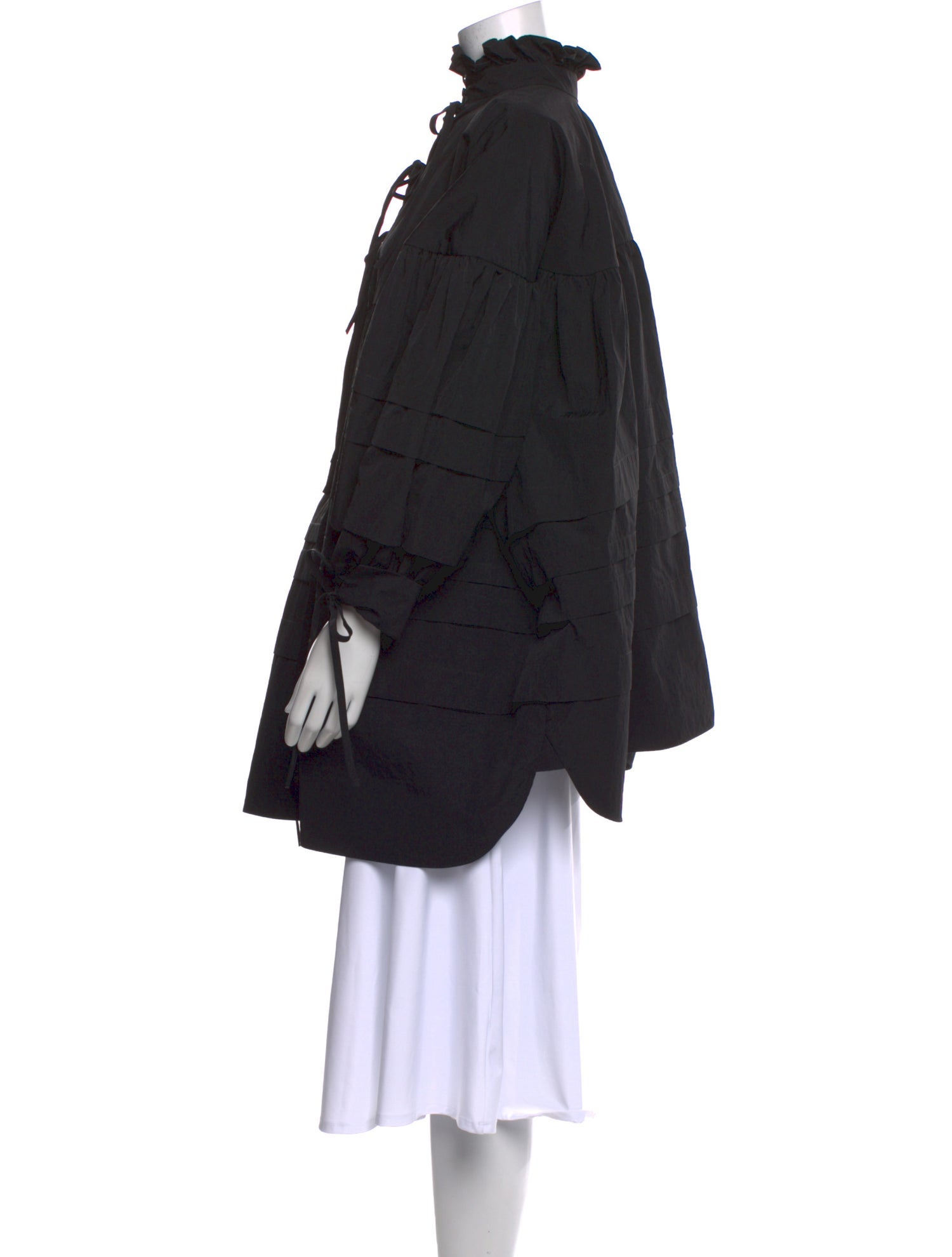 Cecilie Bahnsen Mock Neck Long Sleeve Tunic