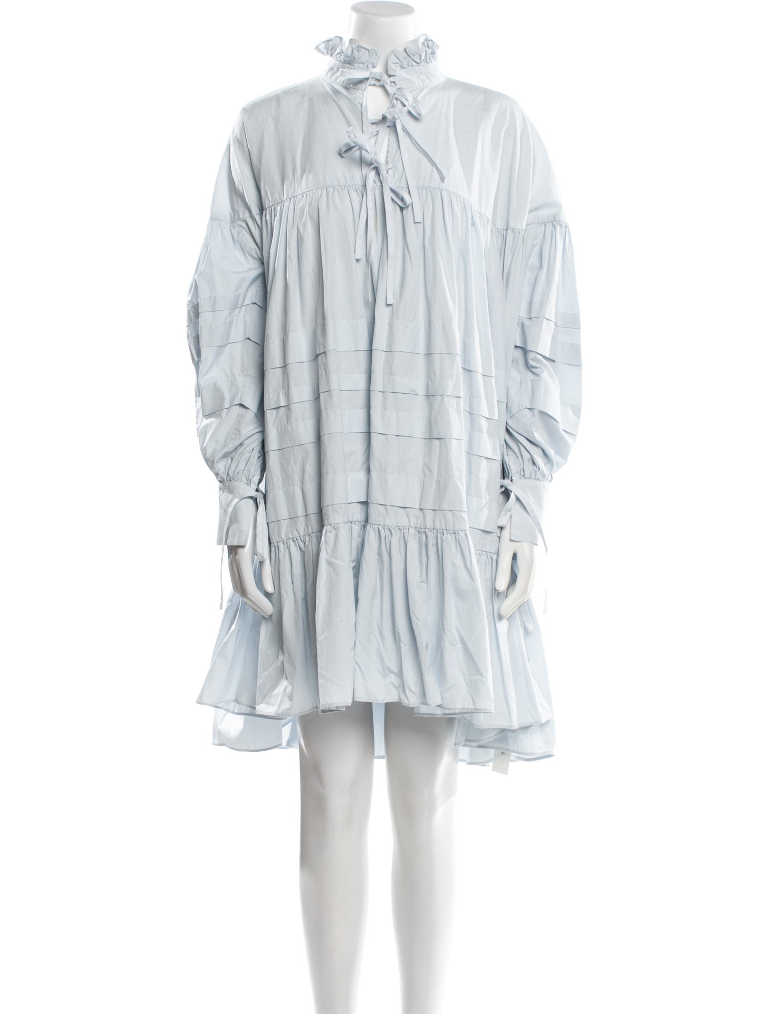 Cecilie Bahnsen Mock Neck Knee-Length Dress