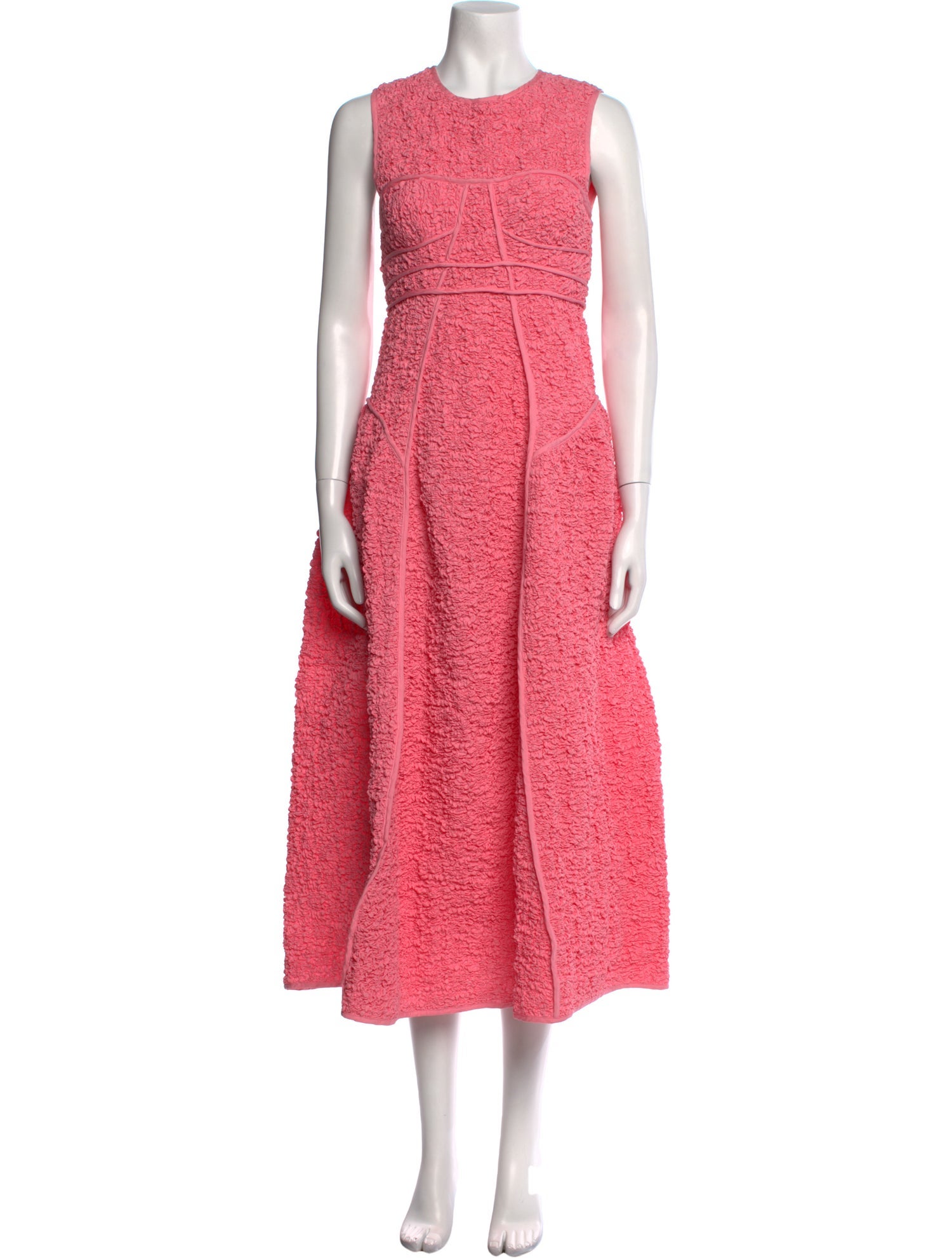 Cecilie Bahnsen Crew Neck Long Dress