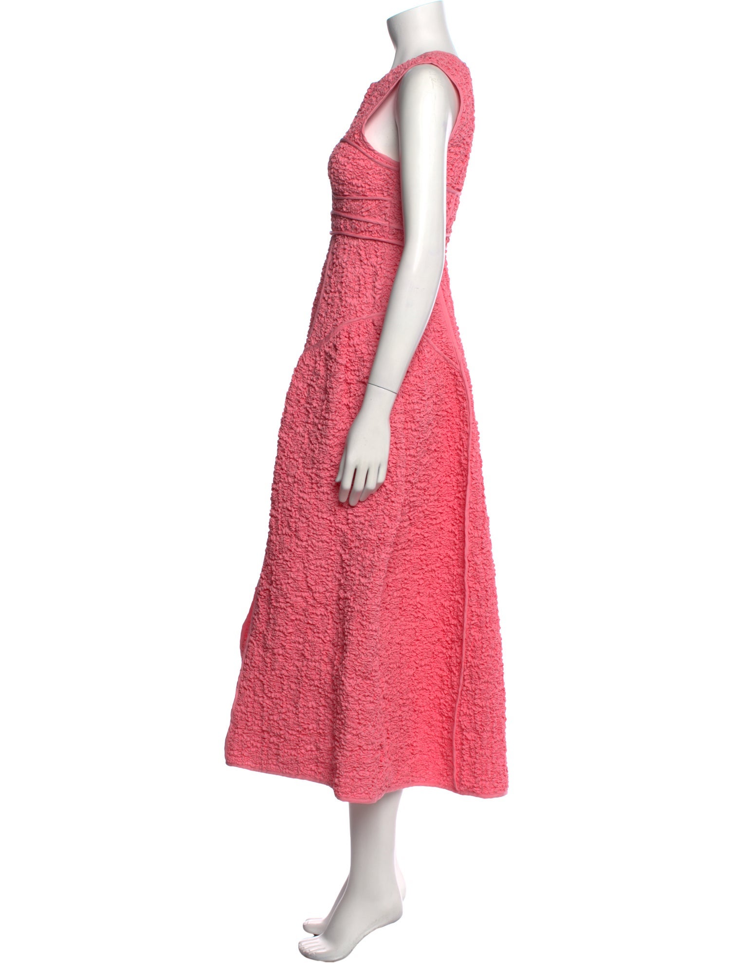 Cecilie Bahnsen Crew Neck Long Dress