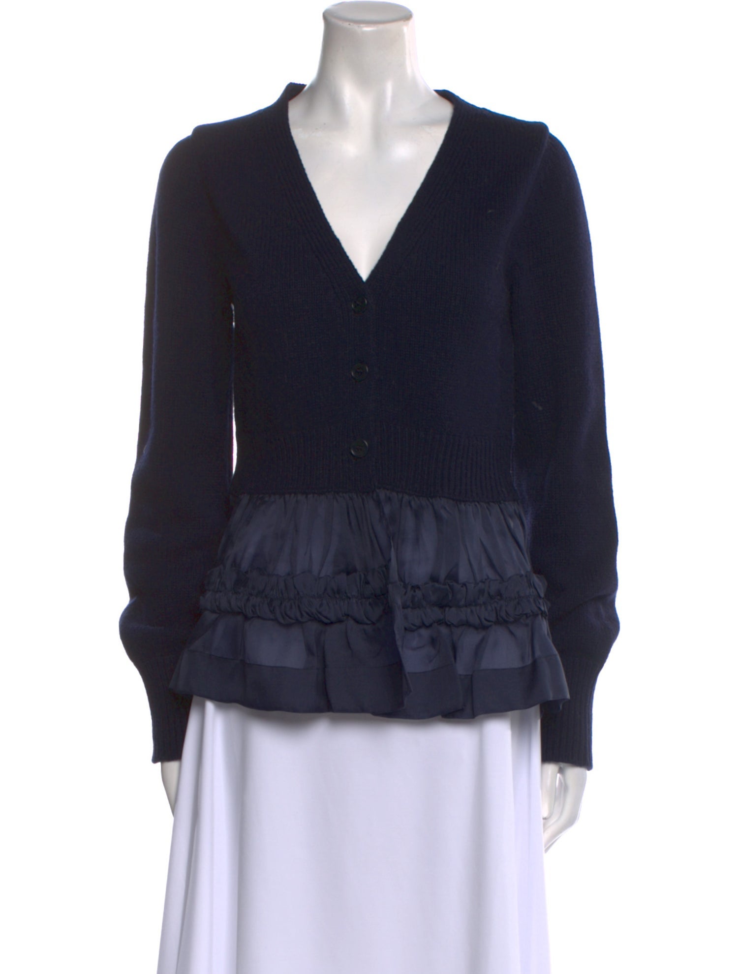 Cecilie Bahnsen Cashmere Colorblock Pattern Sweater