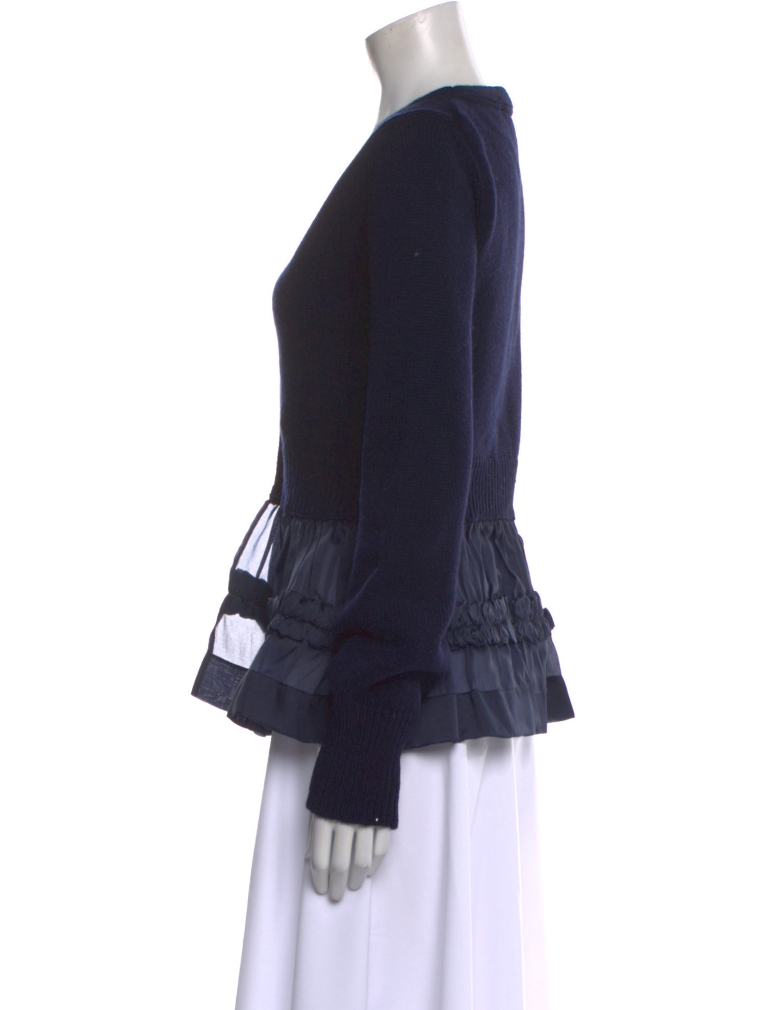 Cecilie Bahnsen Cashmere Colorblock Pattern Sweater