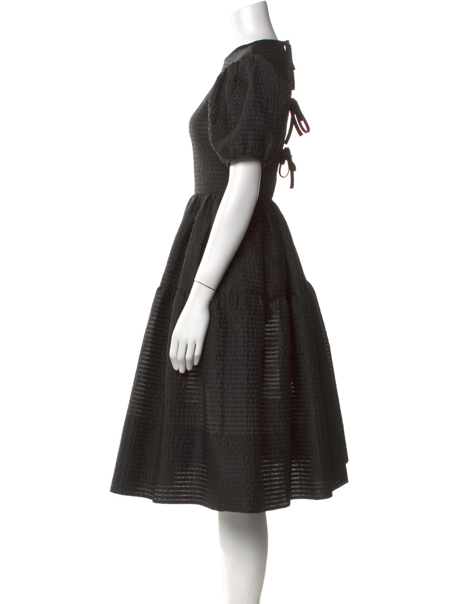 Cecilie Bahnsen Crew Neck Midi Length Dress