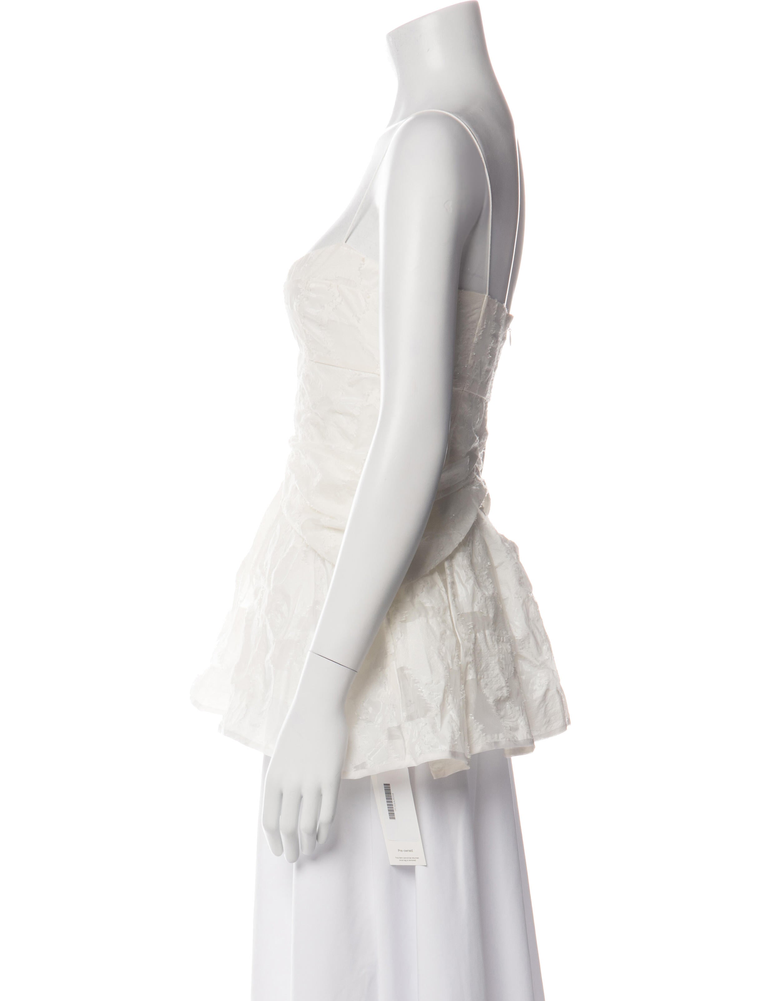 Cecilie Bahnsen Patterned Square Neckline Top