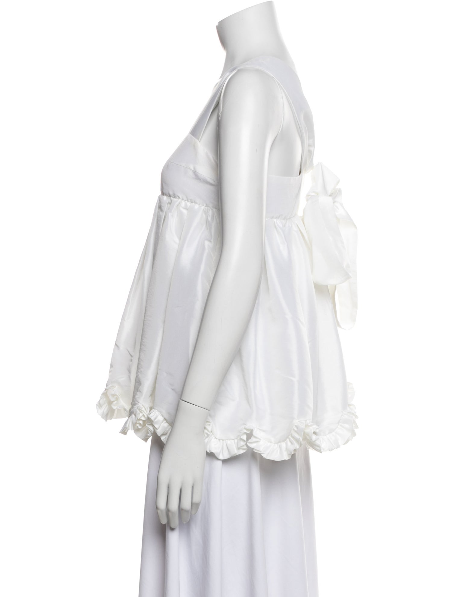 Cecilie Bahnsen Square Neckline Sleeveless Top