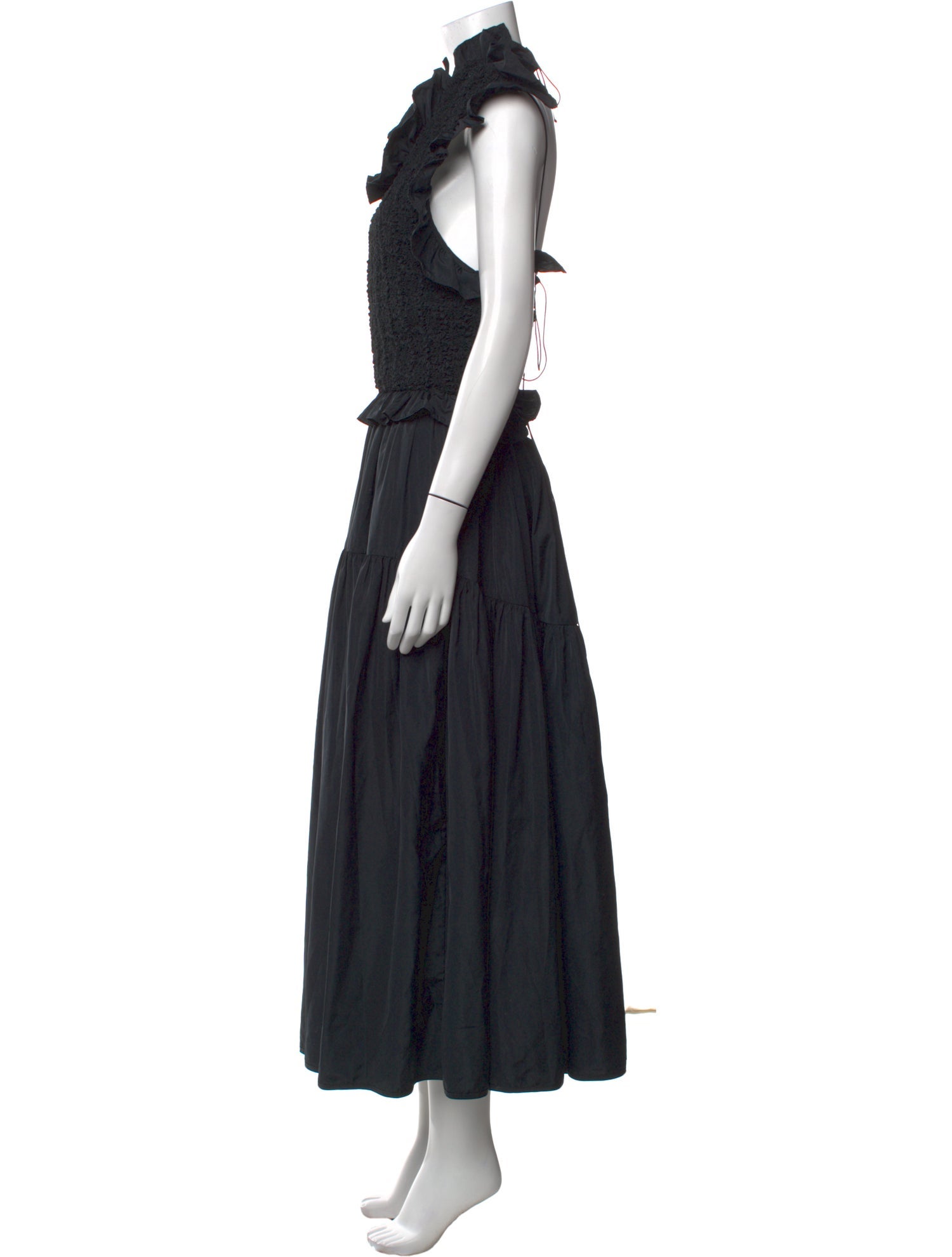 Cecilie Bahnsen Square Neckline Long Dress