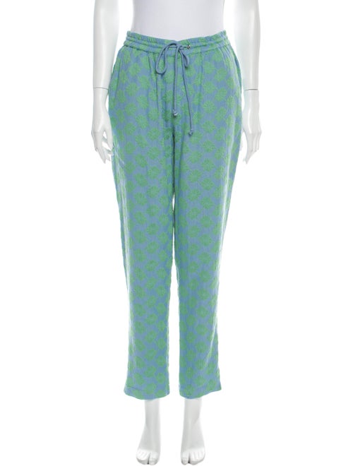 Cecilie Copenhagen Floral Print Straight Leg Pants