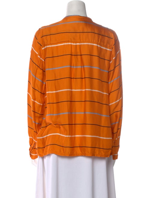 Cecilie Copenhagen Striped Long Sleeve Button-Up Top