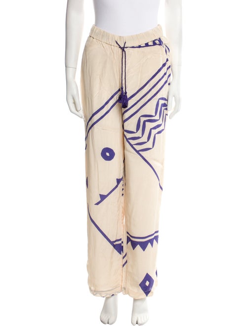 Cecilie Copenhagen Printed Wide Leg Pants