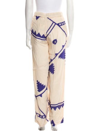 Cecilie Copenhagen Printed Wide Leg Pants
