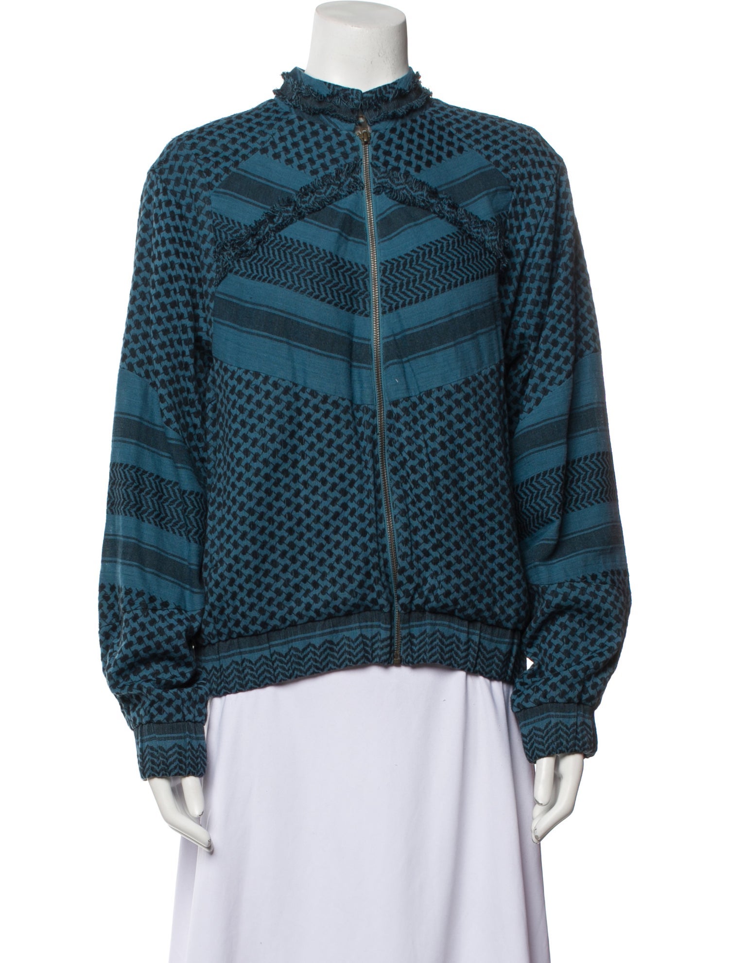 Cecilie Copenhagen Striped Denim Jacket