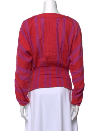 Cecilie Copenhagen Plaid Print Turtleneck Button-Up Top