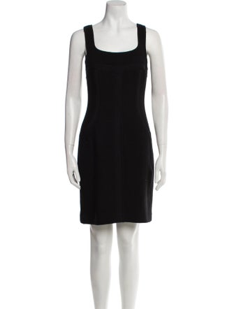 Cesare Fabbri Virgin Wool Mini Dress