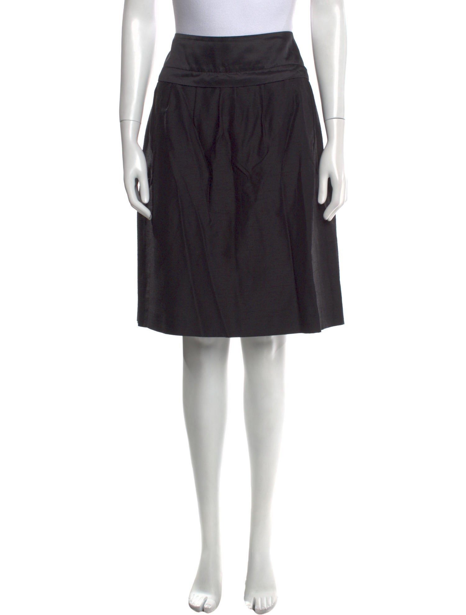 Cesare Fabbri Leather Knee-Length Skirt