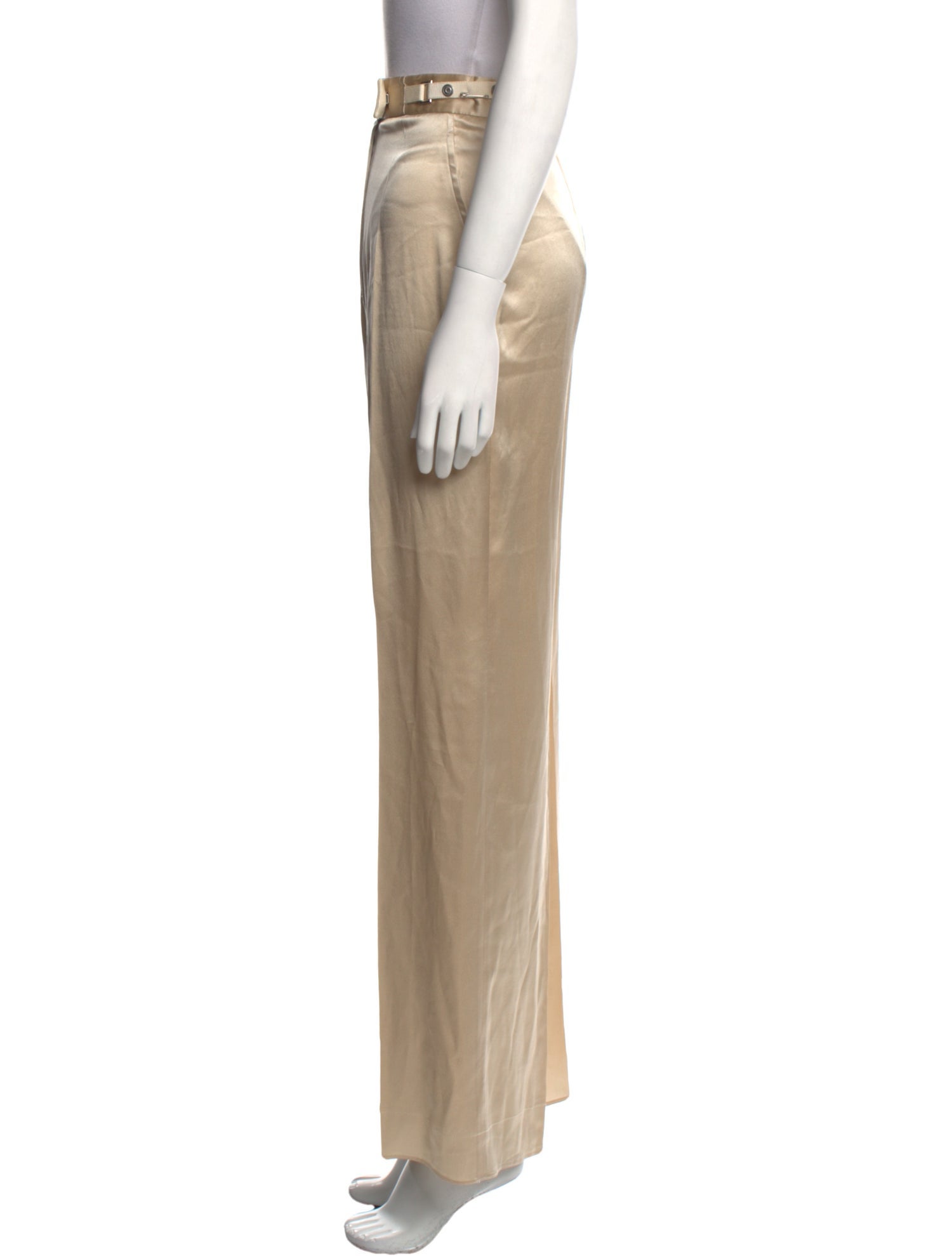 Cesare Fabbri Silk Wide Leg Pants