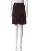 Cesare Fabbri Leather Knee-Length Skirt