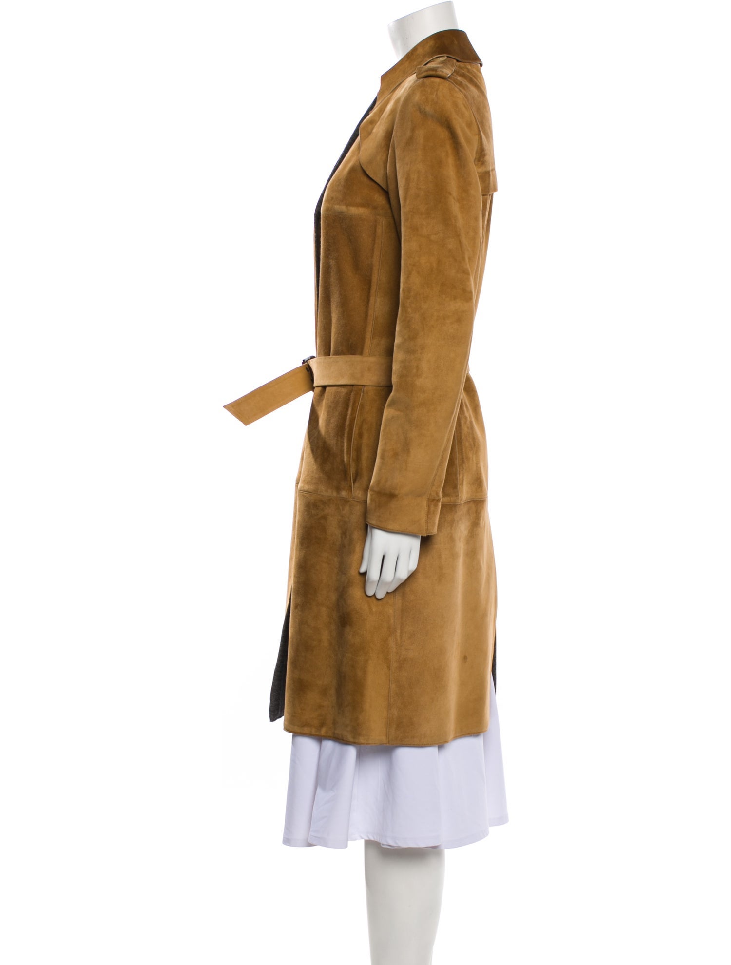 Cesare Fabbri Suede Coat