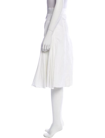 Cesare Fabbri Grosgrain Trim Knee-Length Skirt