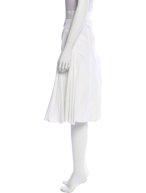 Cesare Fabbri Grosgrain Trim Knee-Length Skirt