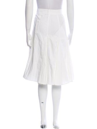 Cesare Fabbri Grosgrain Trim Knee-Length Skirt