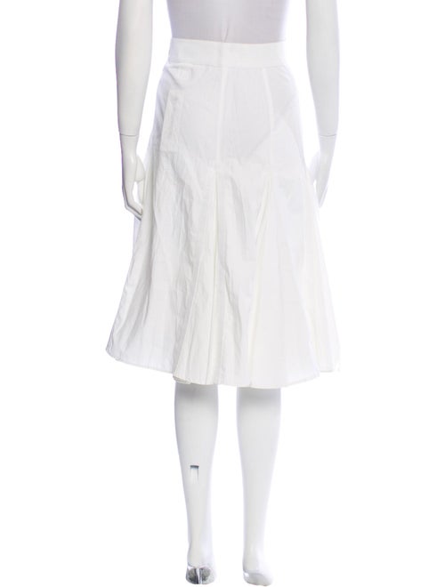 Cesare Fabbri Grosgrain Trim Knee-Length Skirt