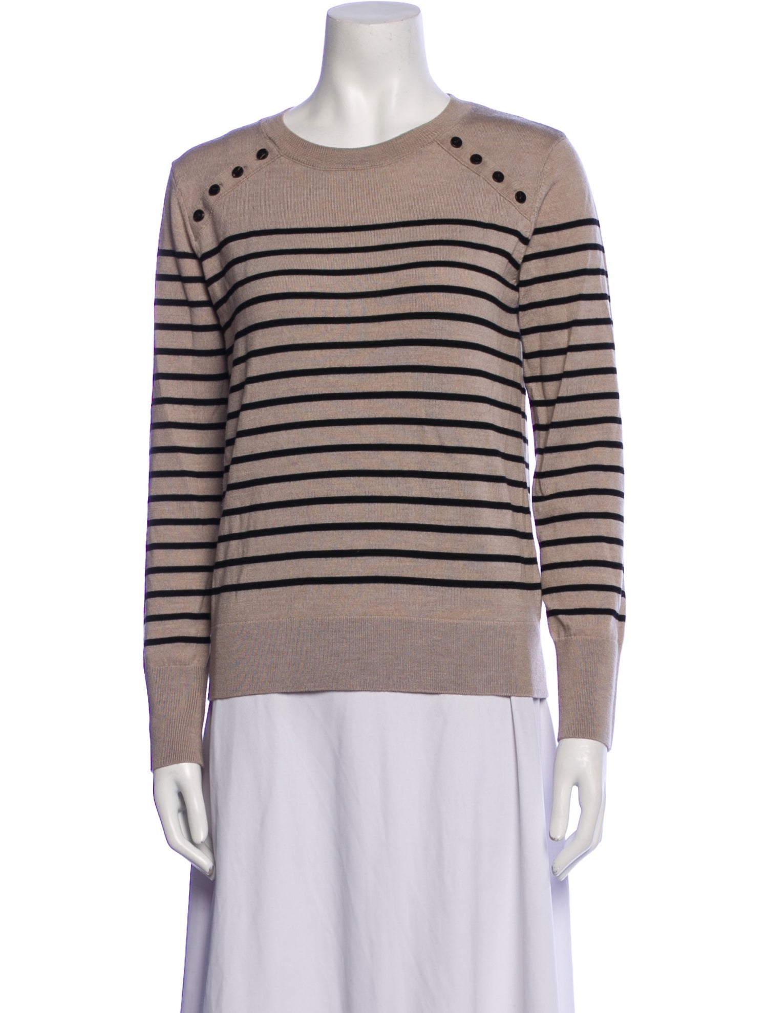 Cefinn Merino Wool Striped Sweater