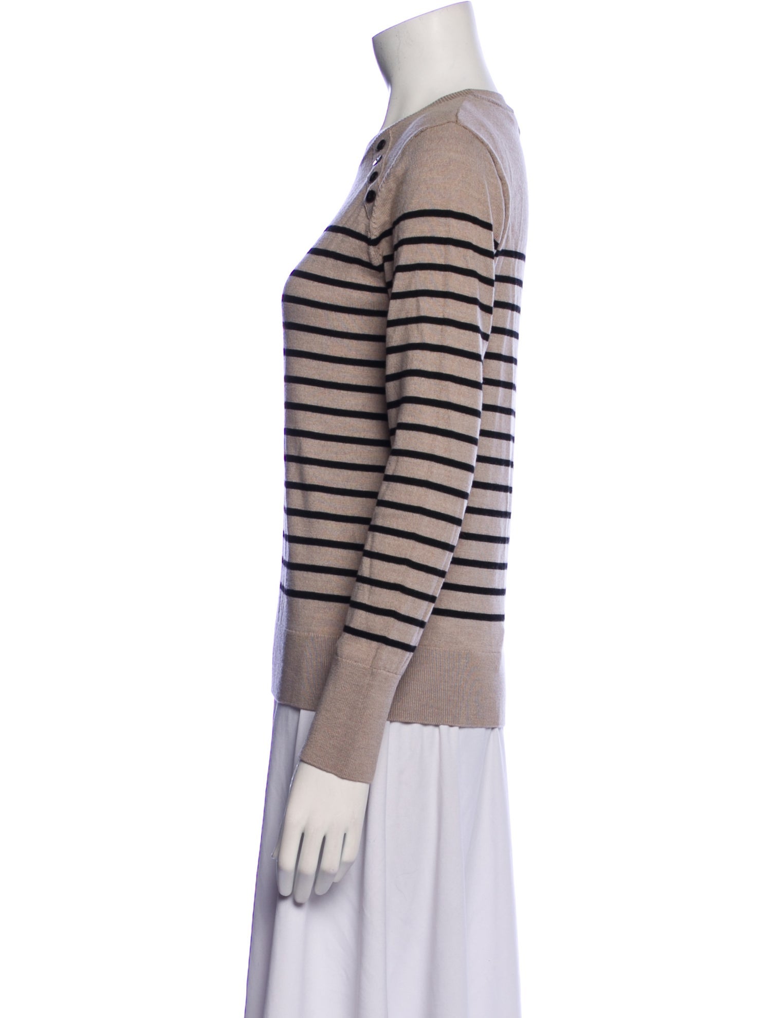 Cefinn Merino Wool Striped Sweater