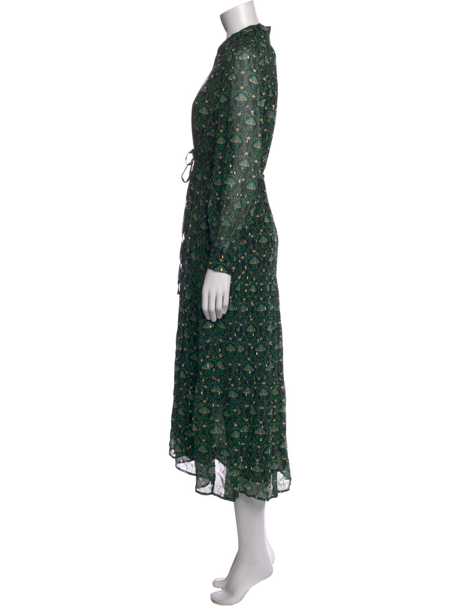 Cefinn Floral Print Midi Length Dress w/ Tags