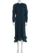 Cefinn Mock Neck Long Dress