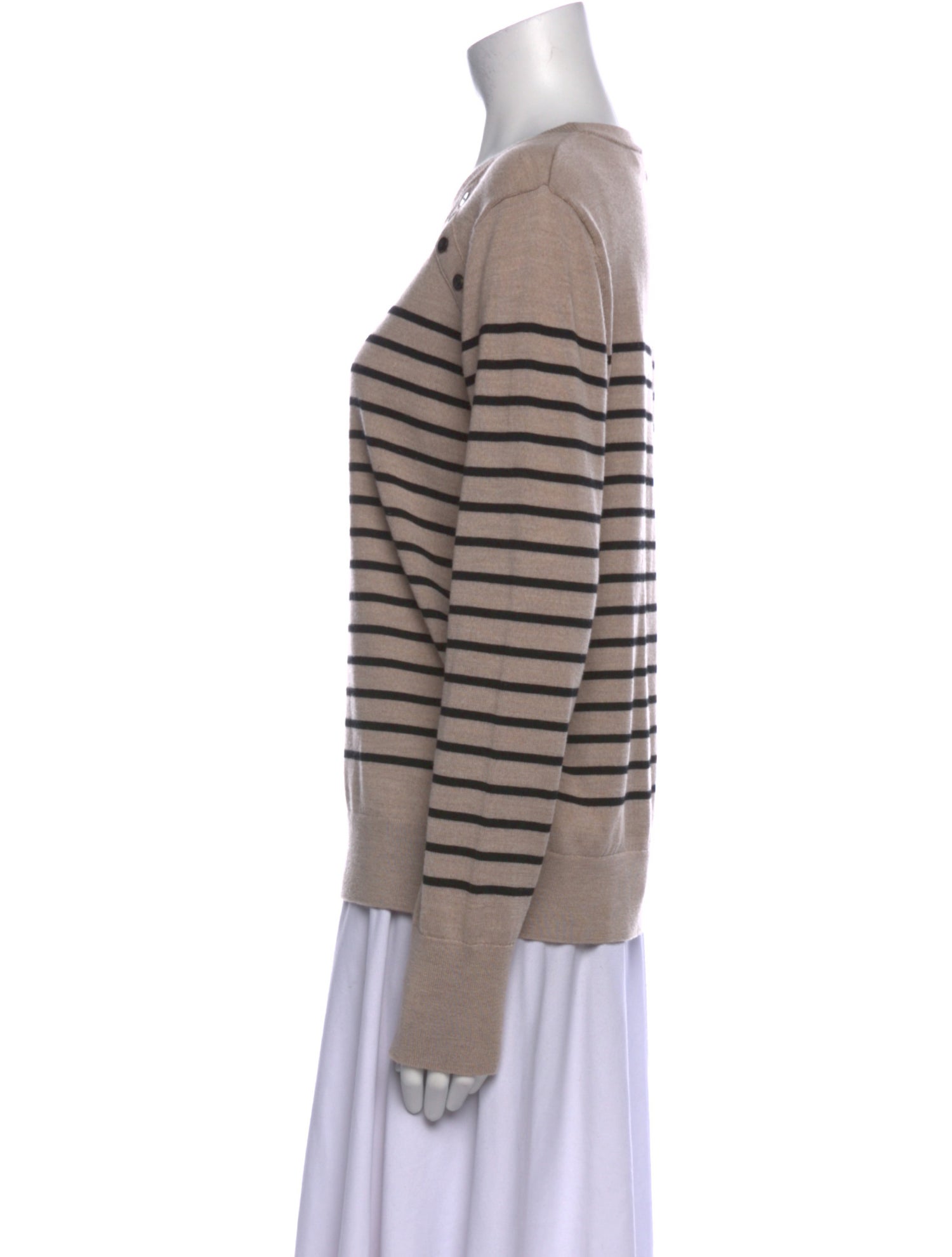 Cefinn Merino Wool Striped Sweater