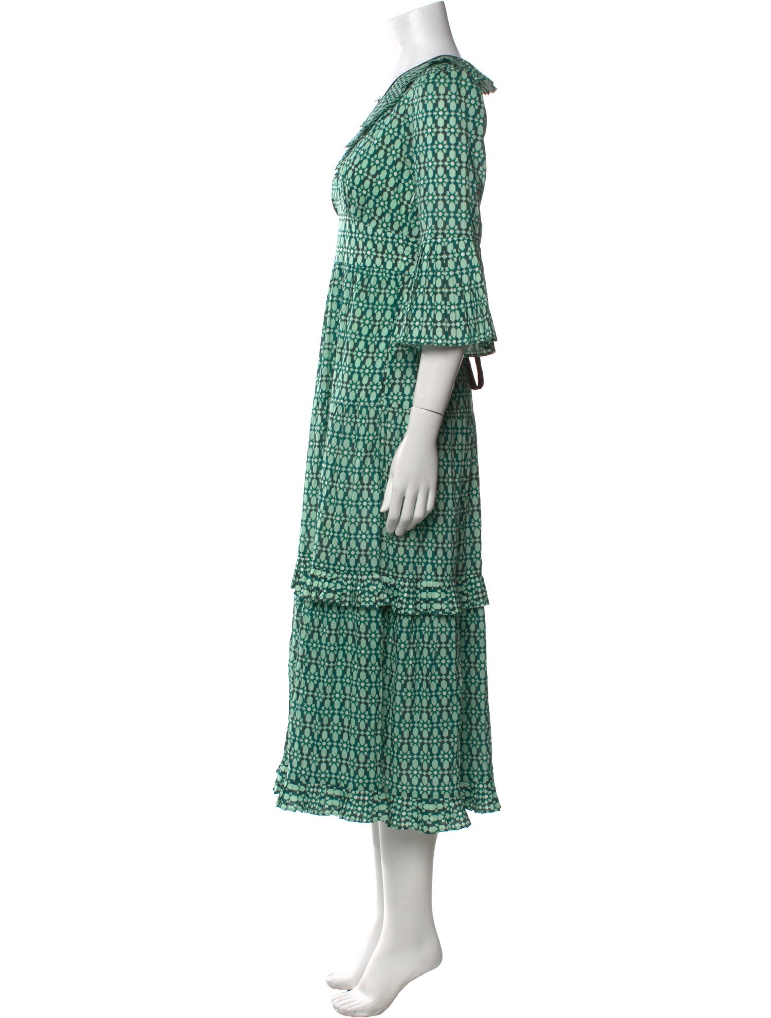 Cefinn Printed Midi Length Dress