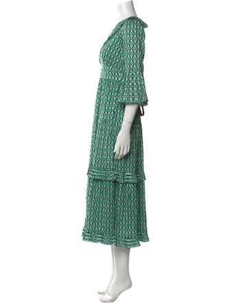 Cefinn Printed Midi Length Dress