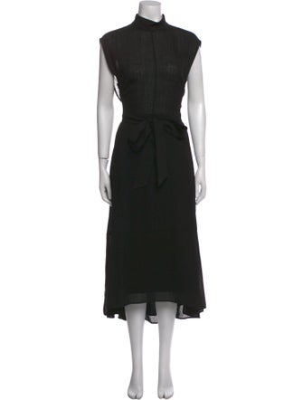 Cefinn Mock Neck Long Dress