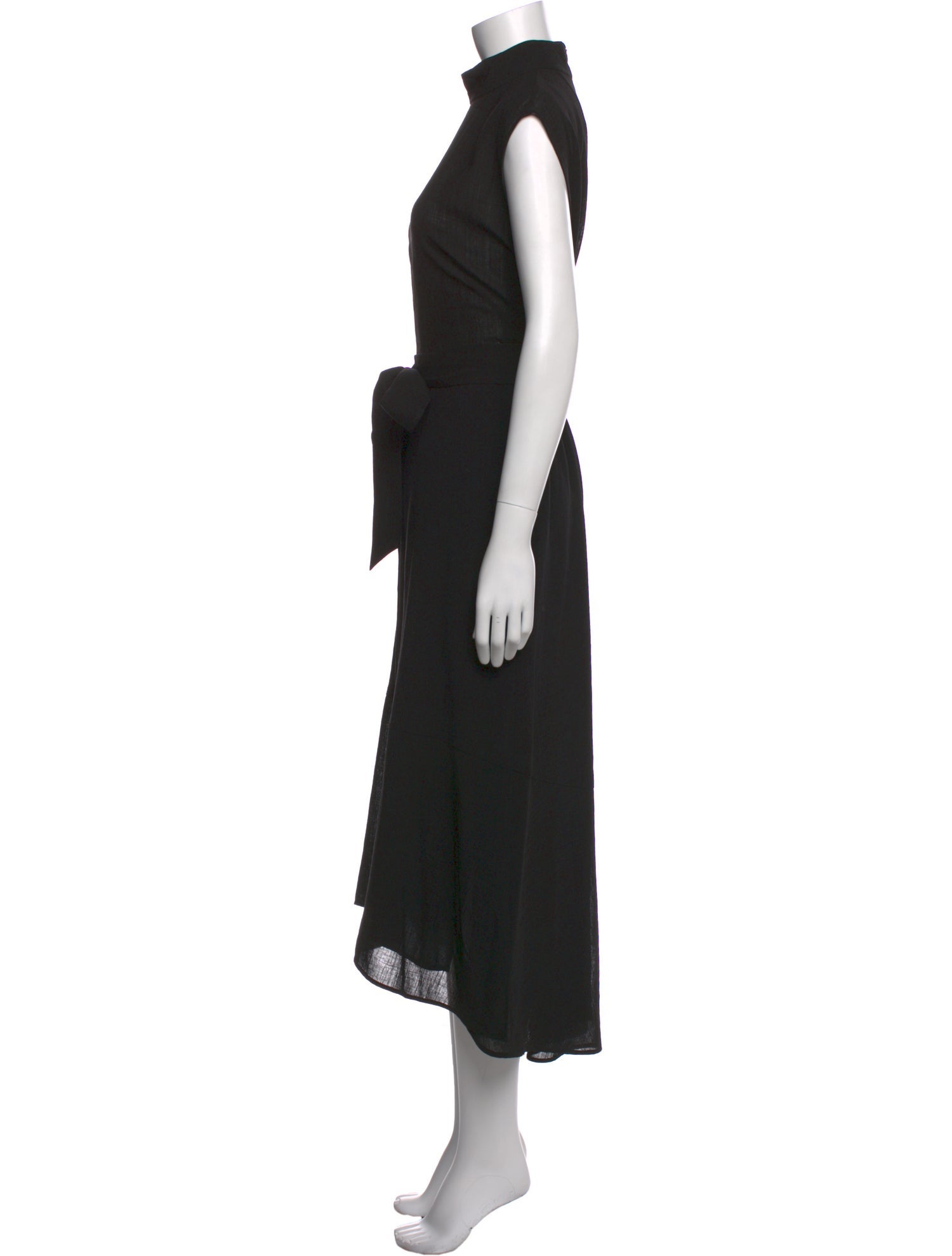 Cefinn Mock Neck Long Dress