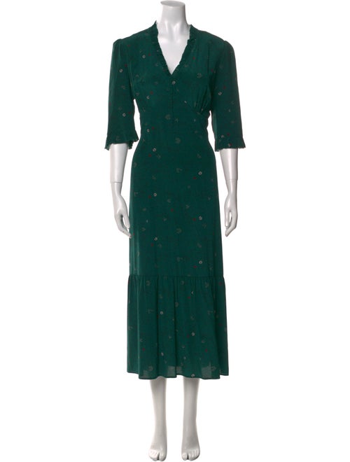 Cefinn Silk Midi Length Dress