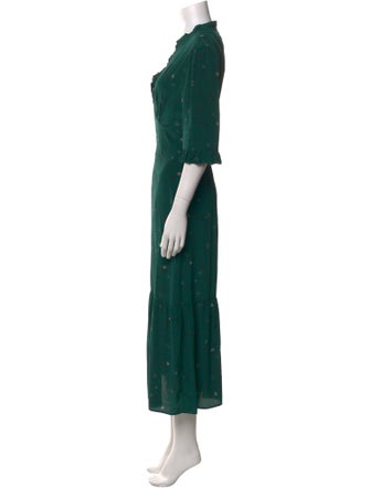 Cefinn Silk Midi Length Dress