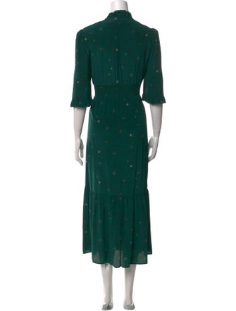 Cefinn Silk Midi Length Dress