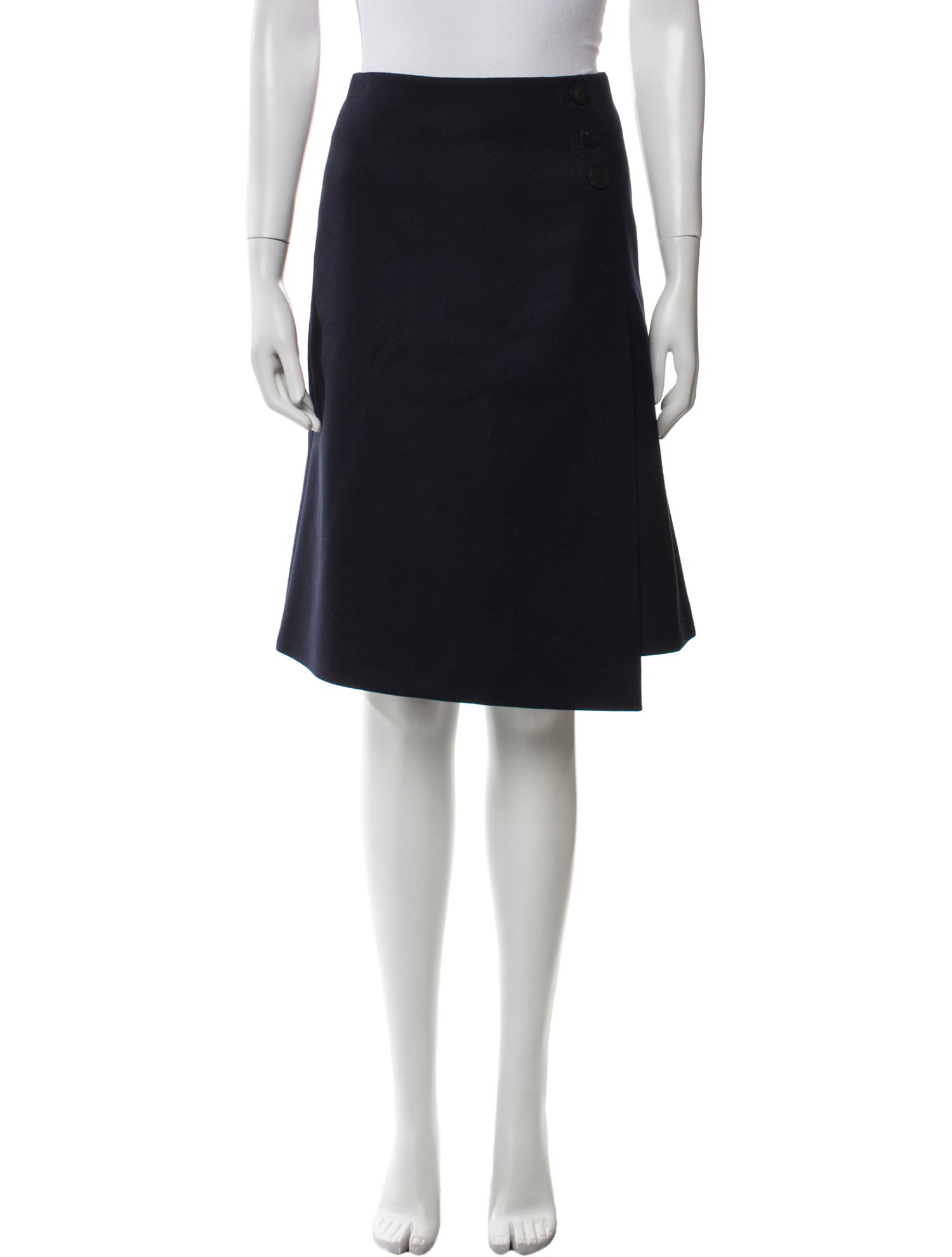 Cefinn Wool Knee-Length Skirt