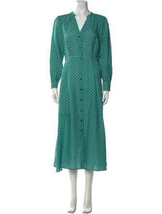 Cefinn Printed Long Dress