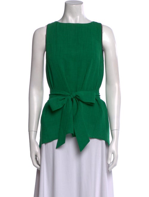 Cefinn Bateau Neckline Sleeveless Top