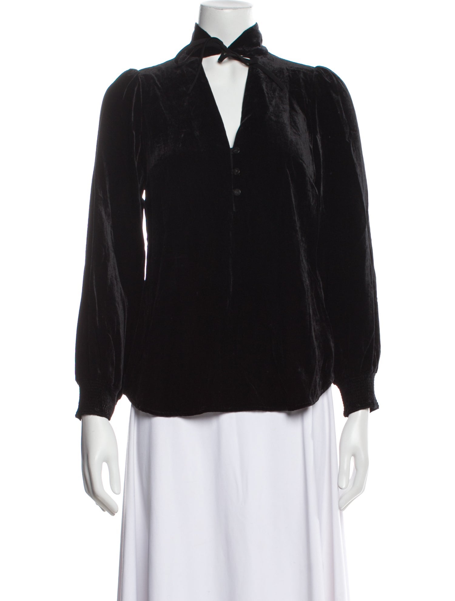 Cefinn V-Neck Long Sleeve Blouse