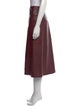 Cefinn Leather Midi Length Skirt