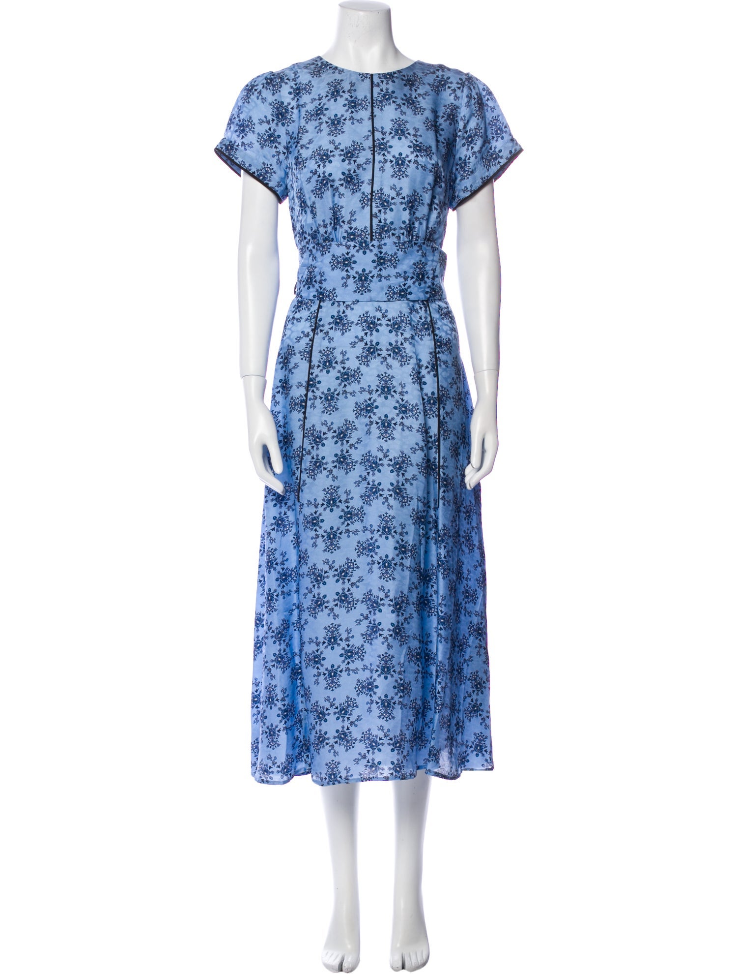 Cefinn Floral Print Midi Length Dress w/ Tags
