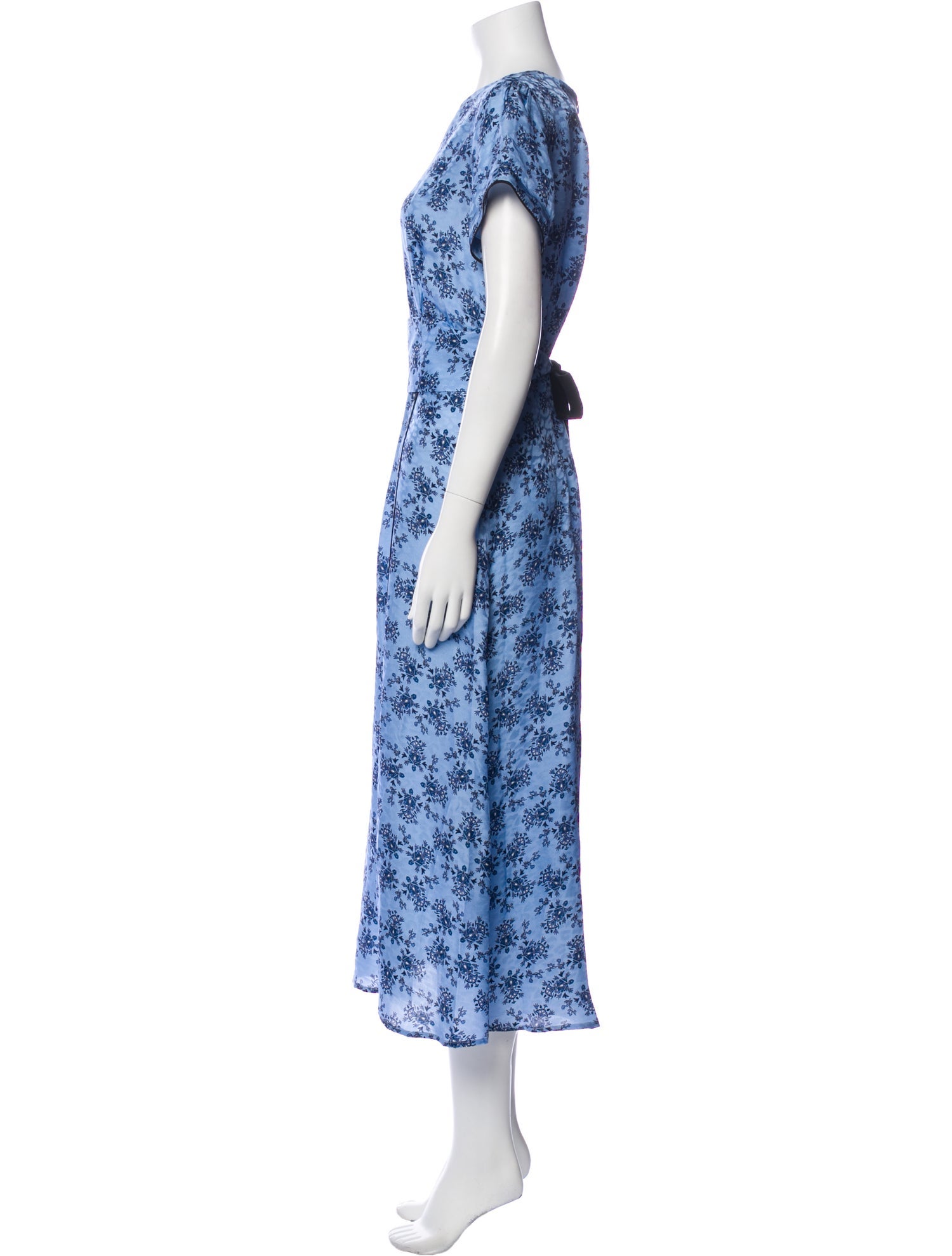 Cefinn Floral Print Midi Length Dress w/ Tags