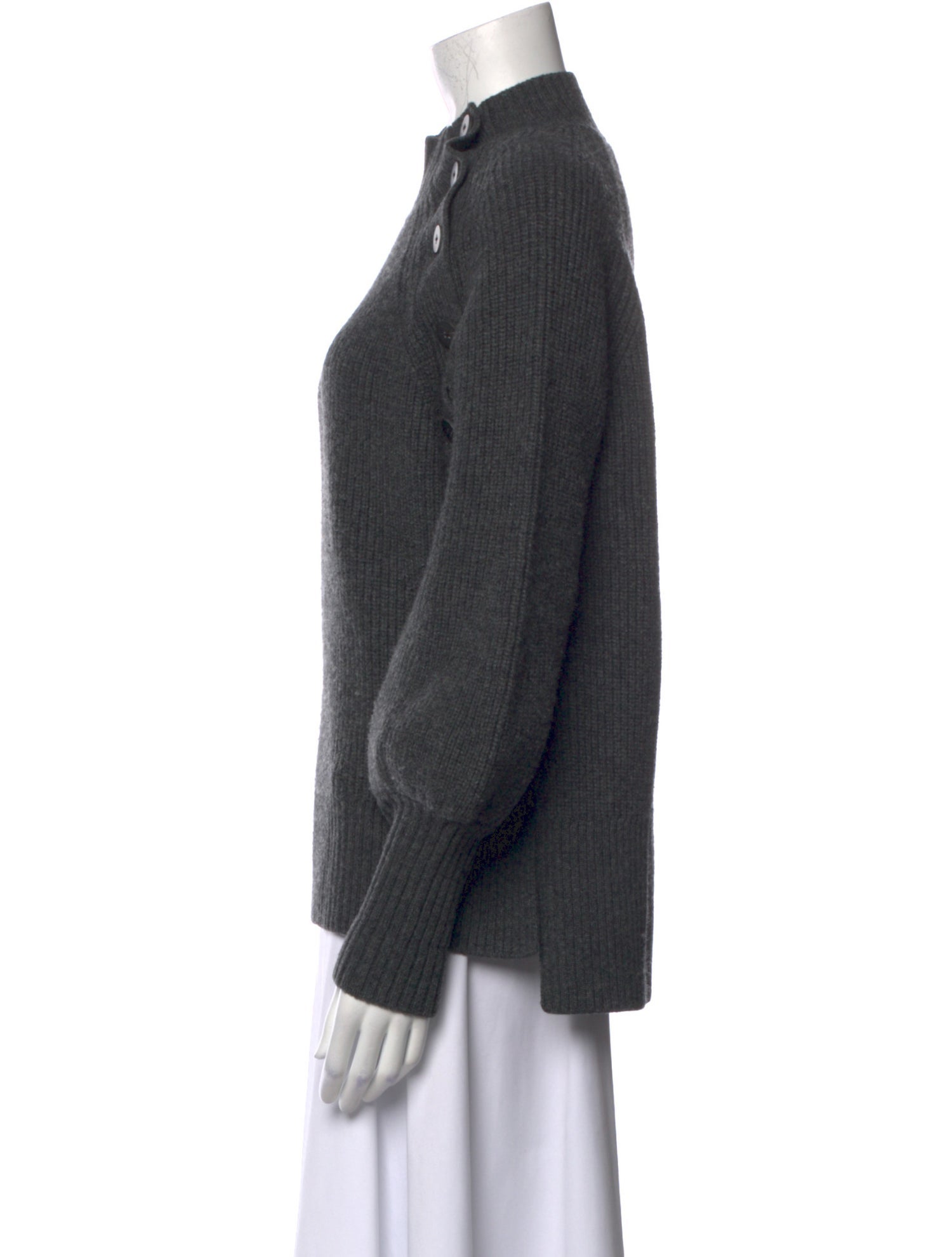 Cefinn Wool Mock Neck Sweater